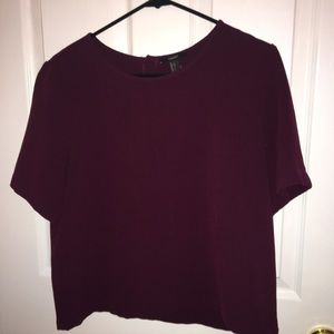 Forever 21 maroon/burgundy top
